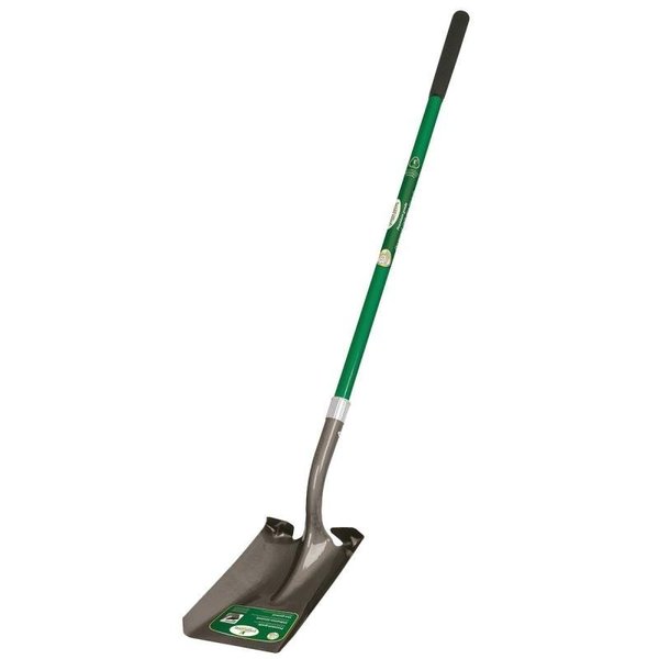 Landscapers Select Square Point Shovel, Fiberglass Handle, Ergonomic Handle, 47 in L Handle 34598